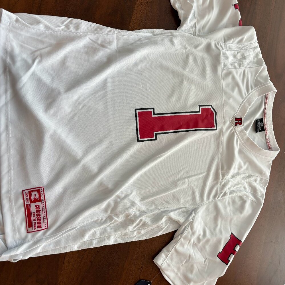 Rutgers Large Football Jersey #1 White
